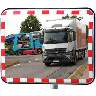Afbeelding van Verkeersspiegel met reflectoren UNI SIG 60 x 80 cm