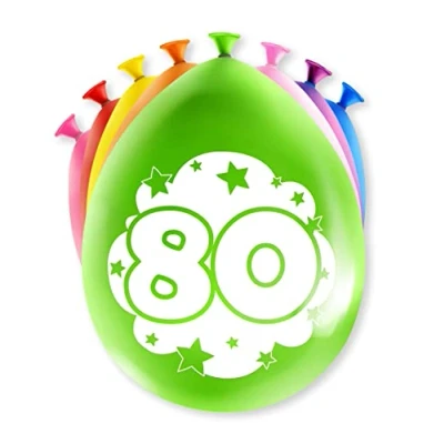 Afbeelding van Happy party balloons 80 years