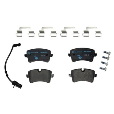 Afbeelding van HELLA 8DB 355 025 311 Remblokkenset Incl. slijtage waarschuwingscontact Met toebehoren AUDI: A6 C7 Avant, A4 B8 B9 PORSCHE: Macan