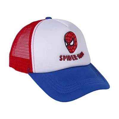Afbeelding van Child Cap Spiderman White (55 cm)
