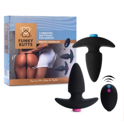 Afbeelding van Feelztoys Funkybutts Afstandbedienbare Buttplug Set GRATIS TOY bij iedere bestelling v.a. 40,