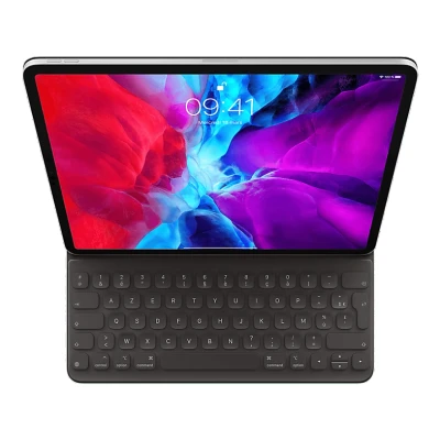 Image de Apple Cover Clavier Smart Ipad Pro 12.9&quot; 4th Gen Azerty Fr Noir (mxnl2f/a)