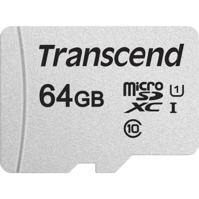 Afbeelding van Transcend Premium 300S microSDXC kaart 64 GB Class 10, UHS I, 1 Incl. SD adapter