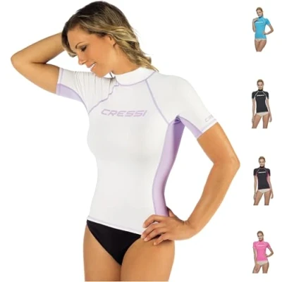 Afbeelding van Cressi Rash Guard Jumpsuit van speciale zeer elastische stof, lange en korte mouwen, uv bescherming (UPF) 50+ dames