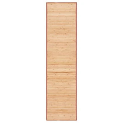 Image de vidaXL Tapis en bambou 80x300 cm Marron247206