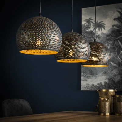 Afbeelding van AnLi Style Hanglamp 3xØ25 punch bol