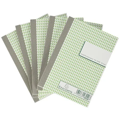 Afbeelding van Exacompta 3241SE Manifolds geruit, 5 x kleine ruiten, 14,8 10,5 cm, 50 vellen, 3 laags, zelfklevend, genummerd van 1 tot