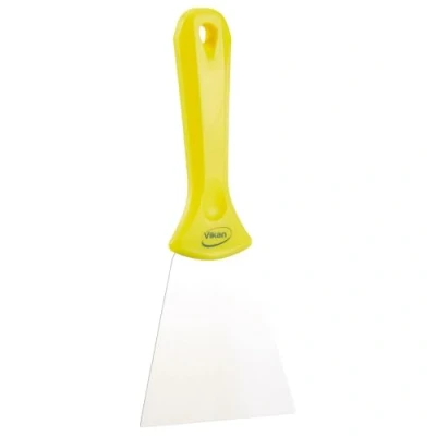 Afbeelding van Vikan Hand Scrapers and Scratches Hygiene Scraper with Stainless Steel Blade Yellow 100mm
