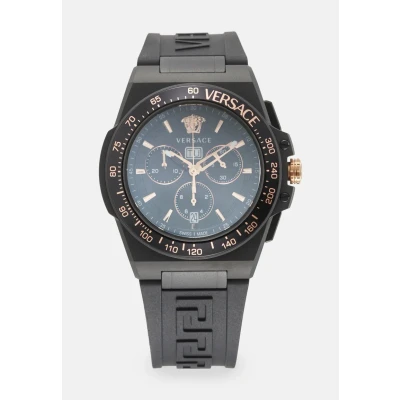 Afbeelding van Versace Watches Greca Extreme Horloge, Heren, Maat: One Size, Black