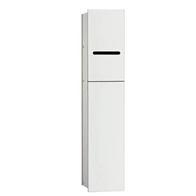 Afbeelding van emco asis module 2.0 WC Inbouwmodel, papierhouder, 1 deur met gleuf, deurscharnierrecht, 975427450