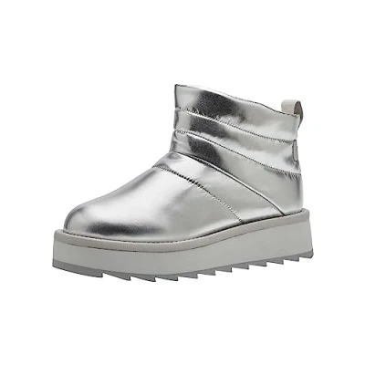 Afbeelding van Tamaris Snowboots, Dames, Maat: 37, Silver Hoogwaardig imitatieleer