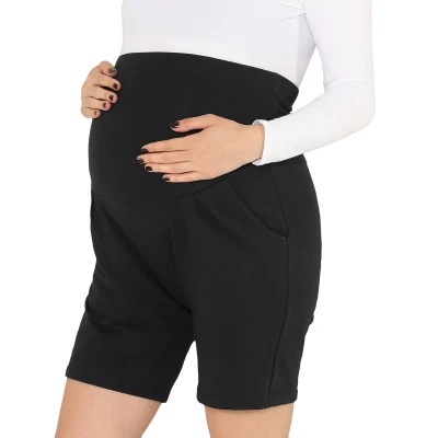 Afbeelding van Be Mammy Damesshorts BE20 234, zwart, M, Schwarz.