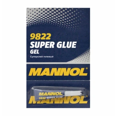 Afbeelding van MANNOL Gel Super Glue 9822 Universele lijm, kit Blisterverpaking, Tube