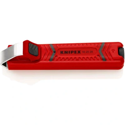 Image de KNIPEX 16 20 28 SB outil de démontage avec couteau traction boîtier en plastique résistant aux chocs 130 mm