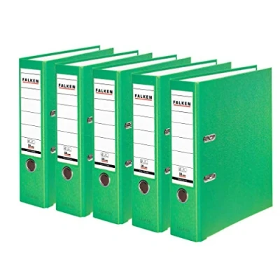 Afbeelding van Falken 3 of 5 mappen van kunststof, stuks breed, lichtgroen