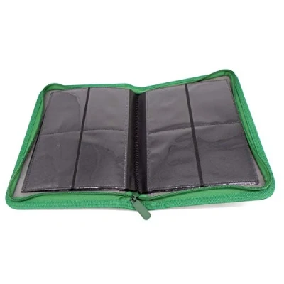 Afbeelding van docsmagic.de Premium Pro Player 4 Pocket Zip Album Dark Green 160 Card Binder MTG PKM YGO ritssluiting donkergroen