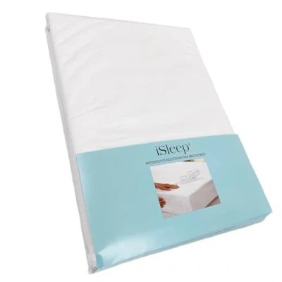 Afbeelding van iSleep Molton Hoeslaken Waterdicht 100% Katoen Litsjumeaux 180x210/220 cm