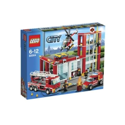 Afbeelding van LEGO City Brandweerkazerne 60004