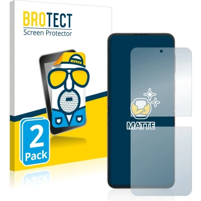 Afbeelding van BROTECT Screenprotector voor Samsung Galaxy Z Flip 4 Folie Beschermfolie matte (2 Stuks)