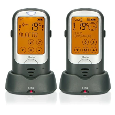 Afbeelding van Alecto DBX68GS Outdoor babyfoon met groot bereik, antraciet Black Anthracite