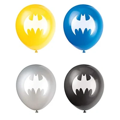 Afbeelding van Batman ballonnen met print 8 stuks
