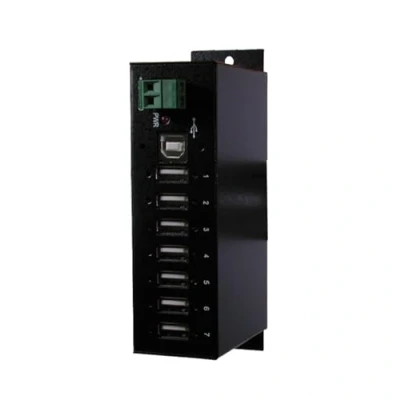 Afbeelding van Exsys Ex 1177hmv (USB B, 7 Havens), Docking station + USB hub, Zwart