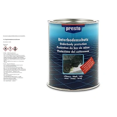 Afbeelding van Presto Bitumencoating Zwart in Blik 1.3 kilo