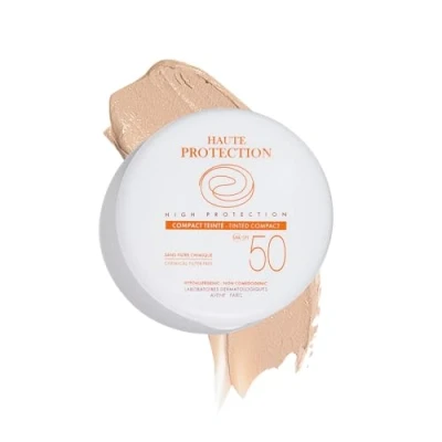 Afbeelding van Avène Solaire hoge bescherming, compact, getint, SPF50, zand, perfecte kleur en maximale bescherming