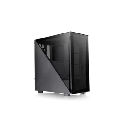 Image de Thermaltake Divider 300 TG Tempered Glass Edition tour ATX panneau latéral fenêtré (verre trempé) pas d&#039;alimentation (PS/2) noir USB/Audio