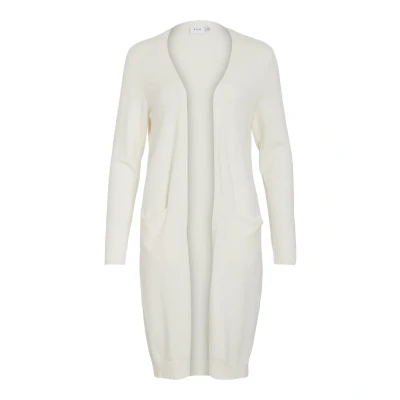 Afbeelding van VILA LONG NOOS Vest, Dames, Maat: XXL, White alyssum