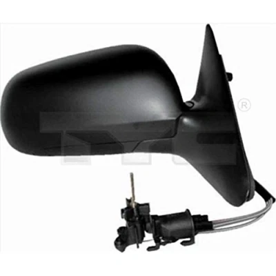 Afbeelding van Buitenspiegel Tyc 332 0010 Links Instellen: kabel, Bol vormig, Grote spiegelbehuizing SKODA: Octavia I Hatchback