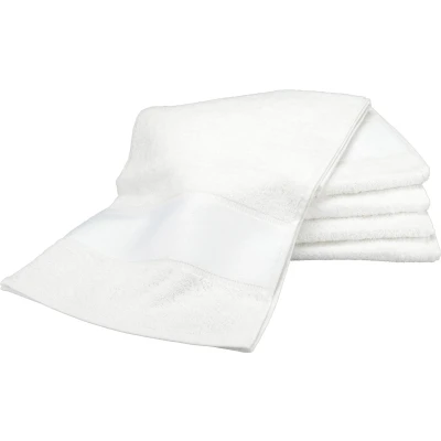 Afbeelding van ARTG Towelzz® SPORTHANDDOEK Extra Lang 30 x 140 cm Set van 5 stuks WHITE