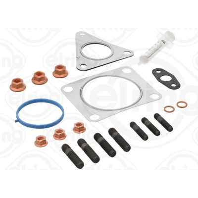 Afbeelding van ELRING 773.530 Turbocharger, montageset Met pakkingen montagehandleiding, schroeven FORD: Transit Mk6 Minibus, LAND ROVER: Defender Off Road
