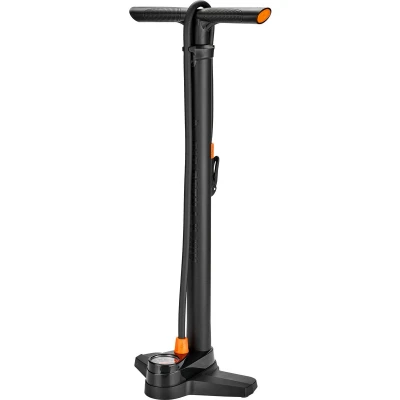 Afbeelding van SKS Fiets Voetpomp Air X Press 8.0 Met Precisiedrukmeter Zwart
