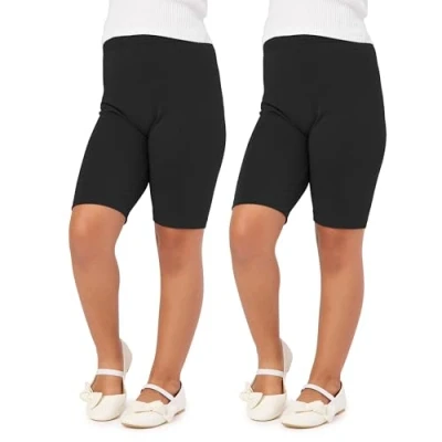 Afbeelding van Merry Style Meisjeslegging kort viscose MS10 132, zwart (2 stuks)