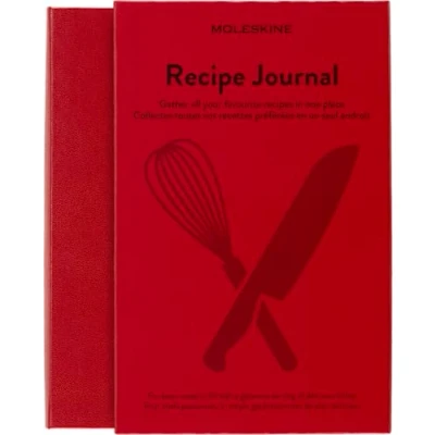 Afbeelding van Moleskine Passion Journal Recipe Rood / 13 x 21 cm Papier, 70 gsm, zuurvrij, ivoorkleurig