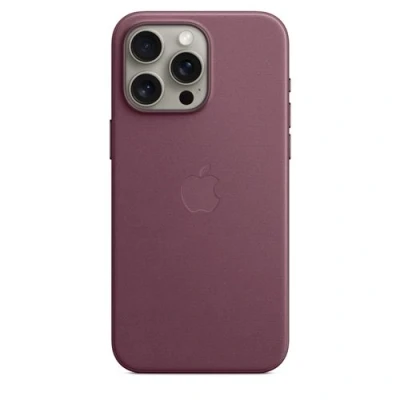 Afbeelding van Apple iPhone 15 Pro Max FineWoven Back Cover MagSafe Moerbei