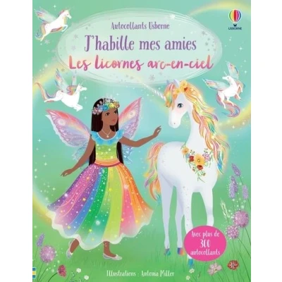 Image de J&#039;habille mes amies Les licornes arc en ciel Dès 5 ans