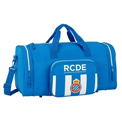 Afbeelding van Sporttas RCD Espanyol Blauw Wit (55 x 26 27 cm)