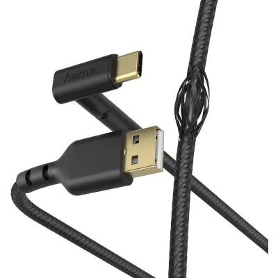 Afbeelding van Hama Oplaad /Gegevenskabel Usb A C 1,5 M Zwart