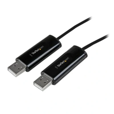 Image de StarTech.com Câble commutateur Clavier Souris KM USB 2 ports avec transfert de données pour PC et Mac souris/clavier