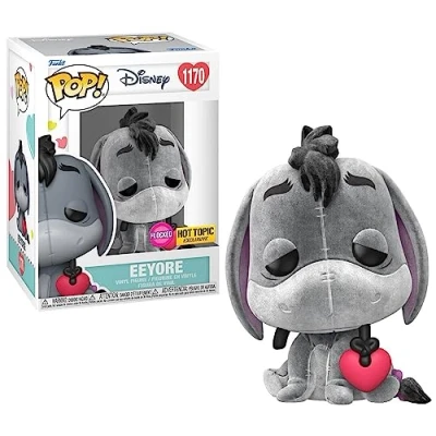 Afbeelding van Funko Pop! Disney Winnie the Pooh Eeyore with Heart #1170 Flocked Exclusive