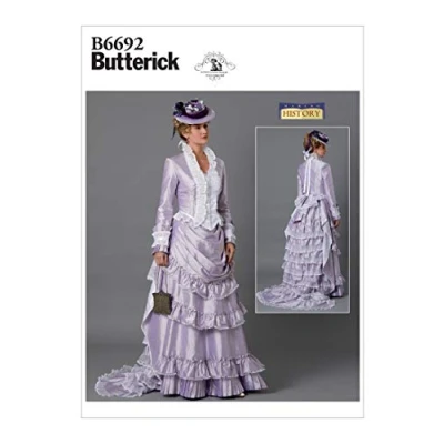 Afbeelding van Butterick Naaipatroon, papier, wit, gevarieerd, B6692E5