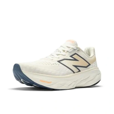 Afbeelding van New Balance Fresh FOAM Hardloopschoenen voor op de weg, Dames, Maat: 38, White/grey/blue Textiel/ synthetisch
