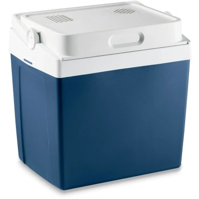 Afbeelding van Mobicool MV26 DC Draagbare elektrische koelbox, blauw, inhoud 25 l, aansluiting 12 V, sigarettenaansteker, koeling tot 17 C onder kamertemperatuur