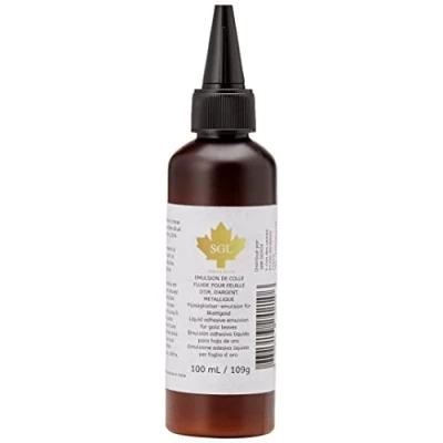 Afbeelding van SIM GOLD LEAF Vloeibare lijmemulsie, 100 ml, voor goudfolie, zilver, metallic