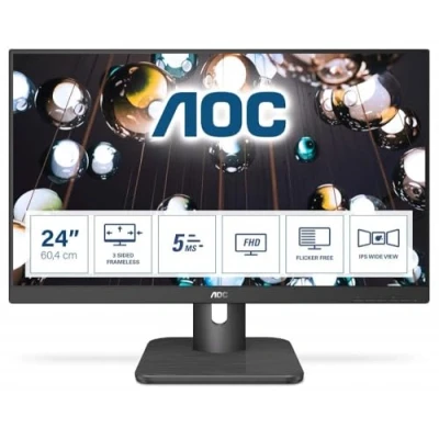 Image de AOC 24E1Q Écran LED 23.8&quot; 1920 x 1080 Full HD (1080p) @ 60 Hz IPS 250 cd/m² 1000:1 5 ms HDMI VGA DisplayPort haut parleurs
