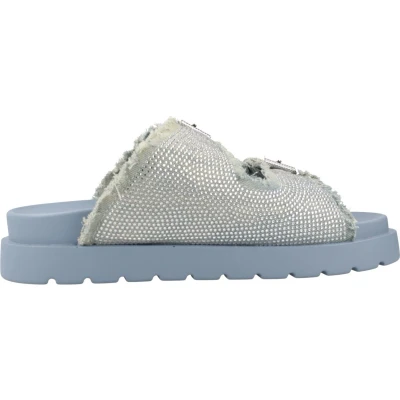 Afbeelding van Buffalo EVE ARI Spark Muiltjes, Dames, Maat: 38, Lt blue Schoenen
