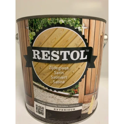 Afbeelding van Restol Houtolie Zijdeglans Grijs 2,5 liter