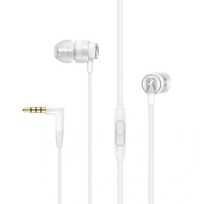 Afbeelding van Sennheiser CX 300S In ear hoofdtelefoon met universele afstandsbediening Smart Remote, wit